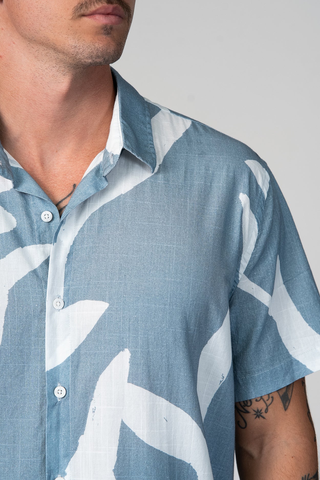 Camisa Lumen MC Azul