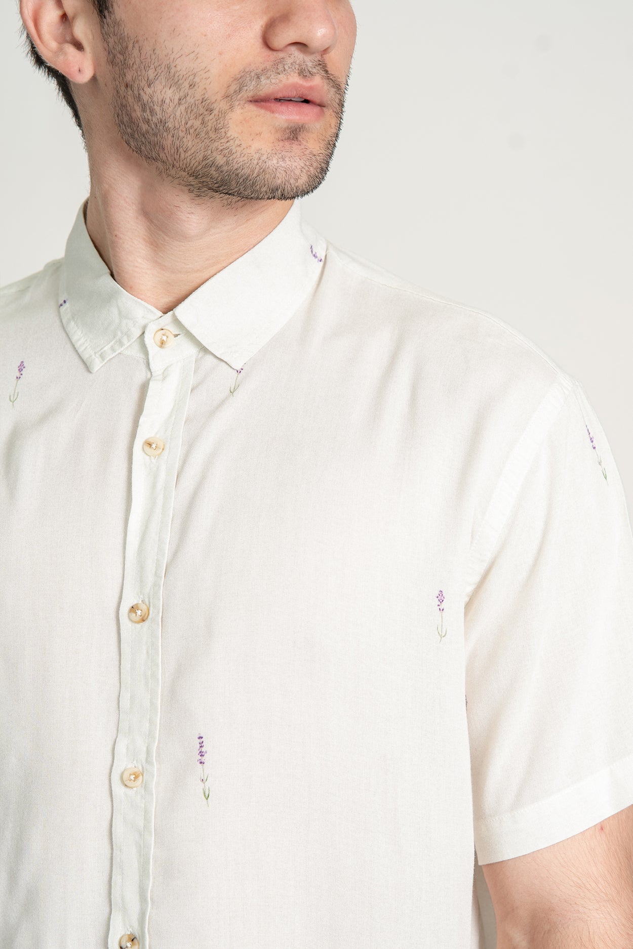 Camisa Lavender MC Branco