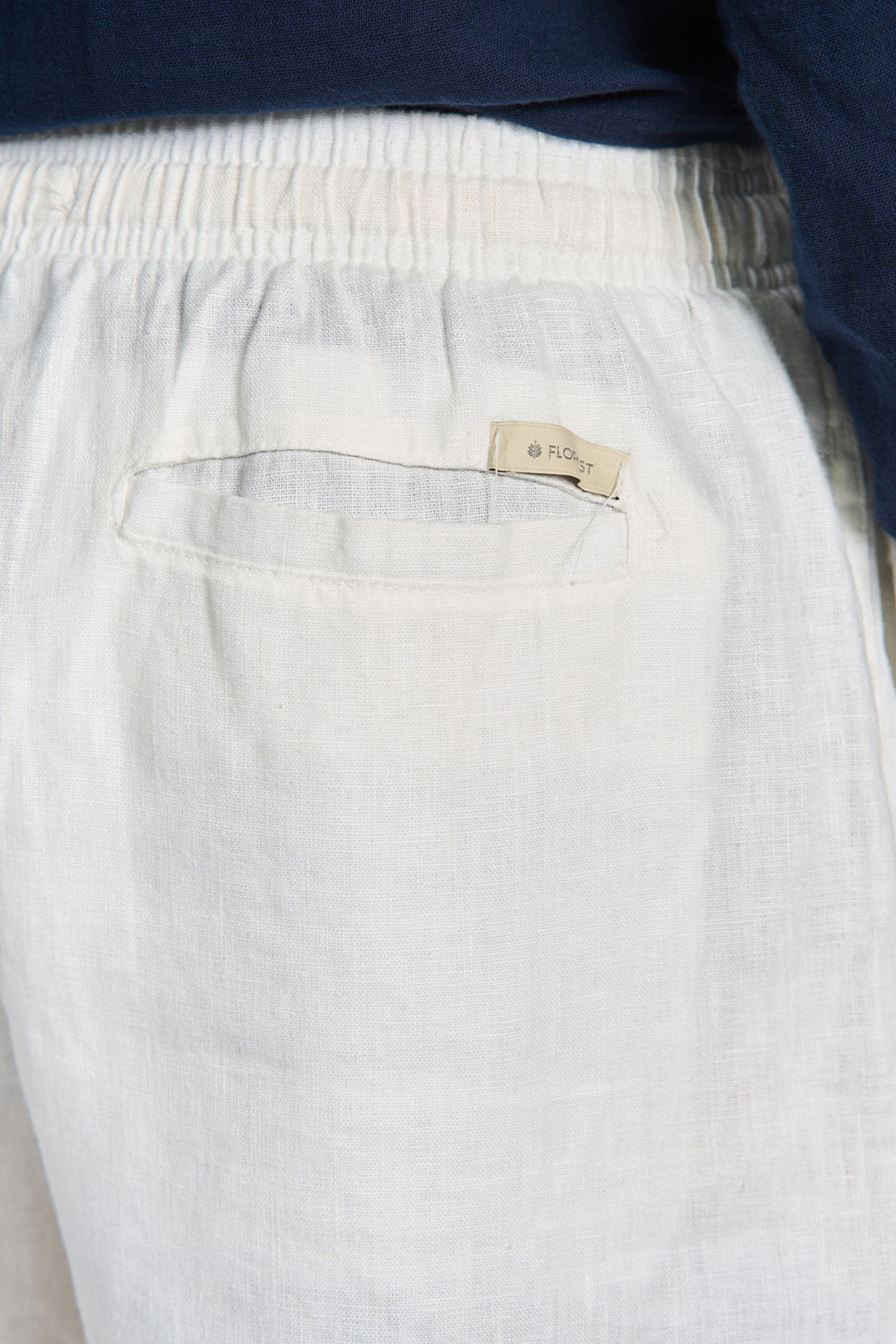 Short Puro Linho Branco