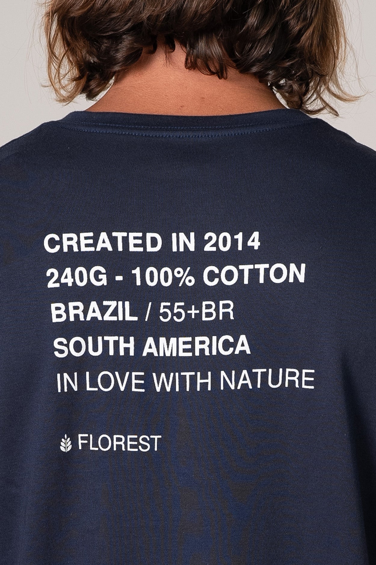 Camiseta Identidade Florest Over Azul Marinho