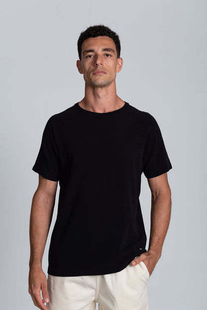 Camiseta Raglan Layer Preto
