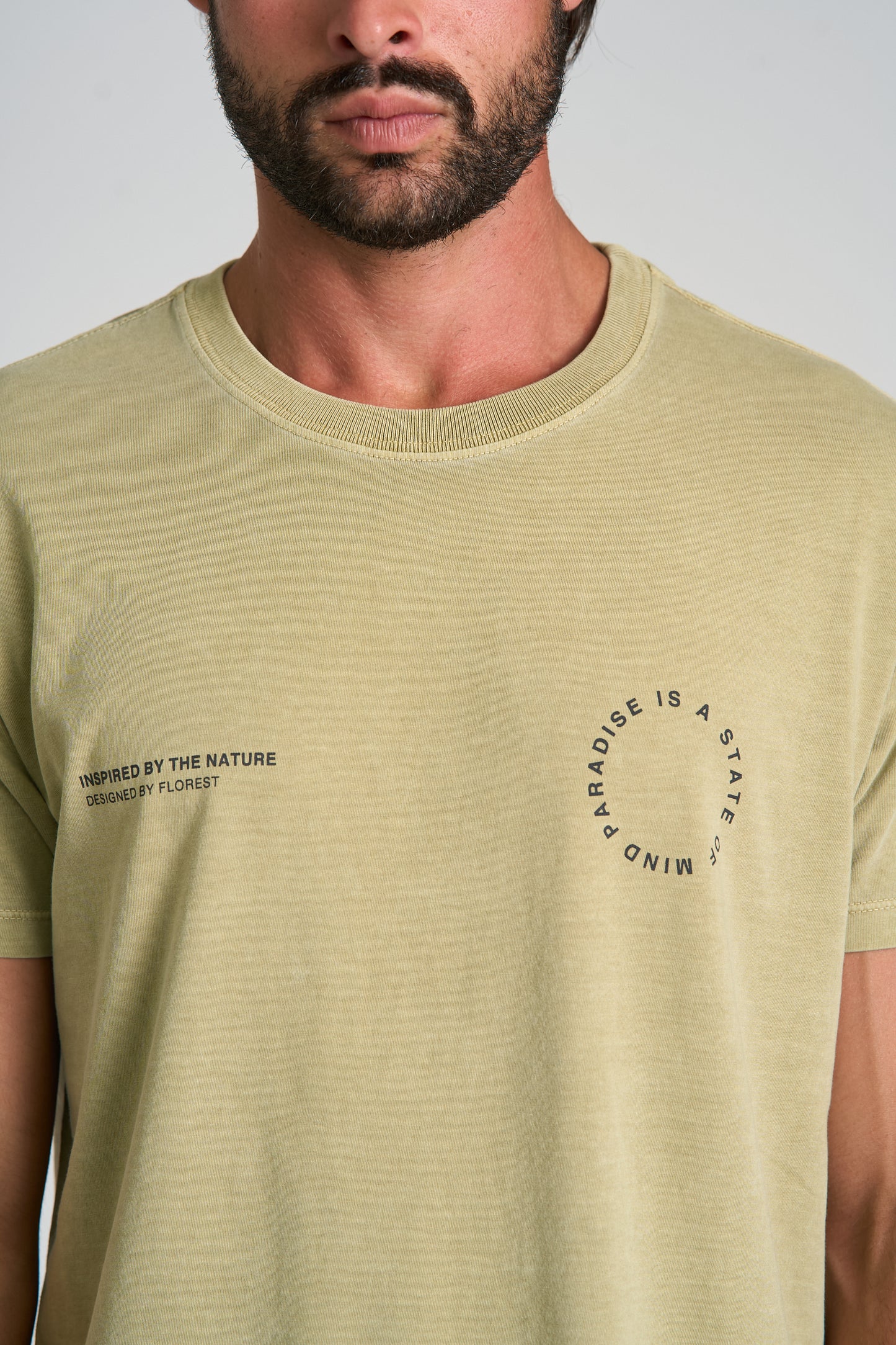 Camiseta Paradise Stone Verde Militar