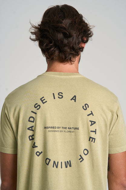 Camiseta Paradise Stone Verde Militar
