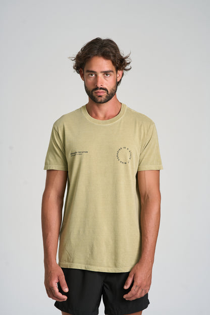 Camiseta Paradise Stone Verde Militar