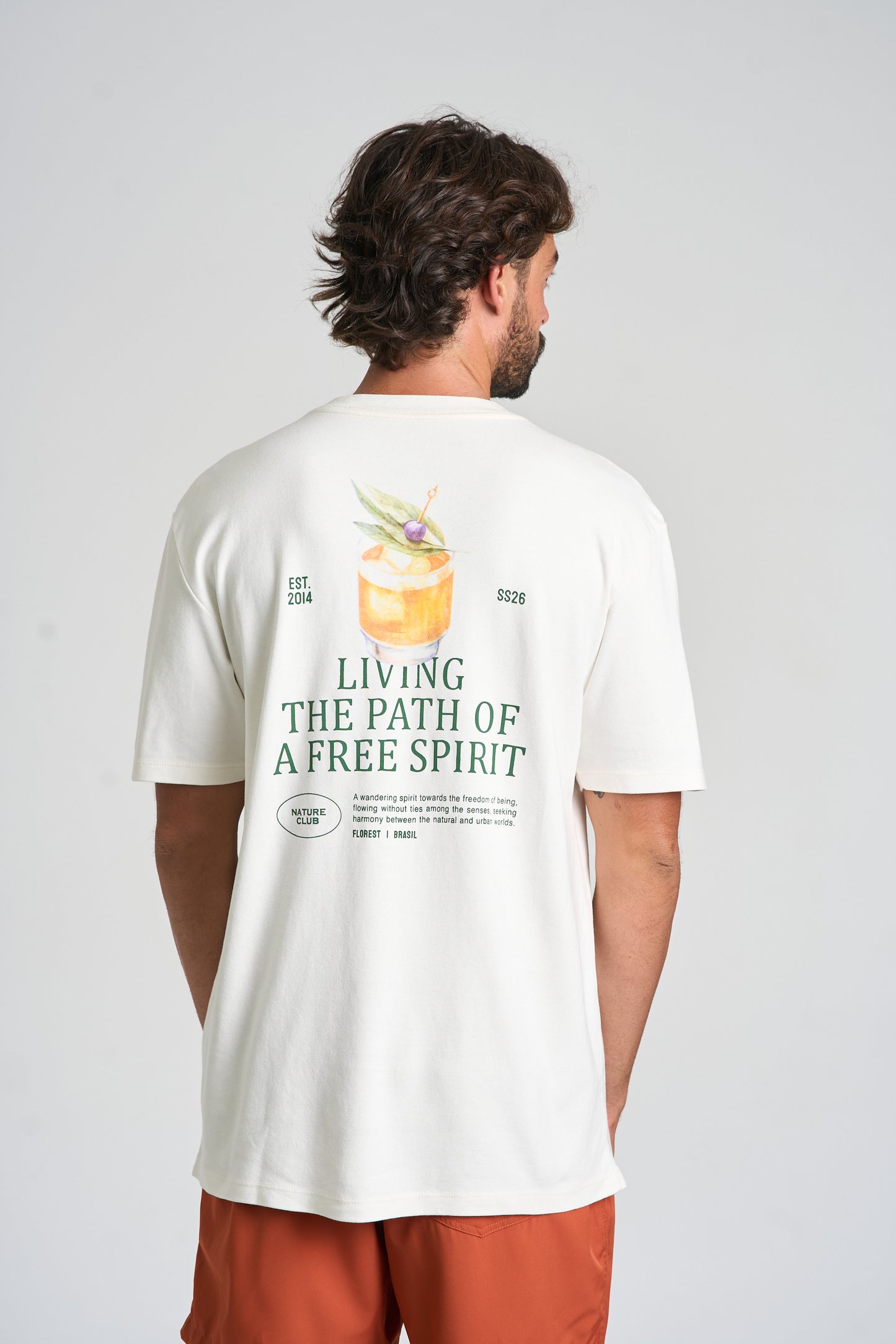 Camiseta Free Spirit Over Off-White