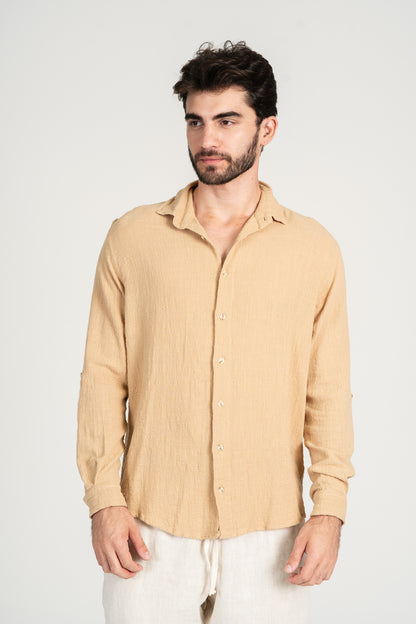 Camisa Rústica ML Caqui