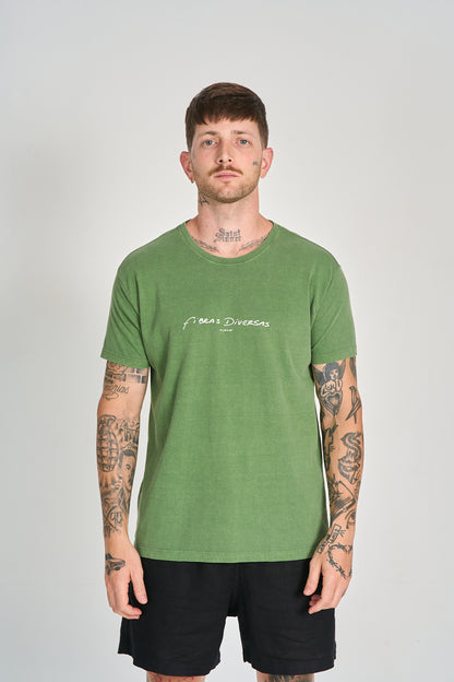 Camiseta Fibras Diversas Verde