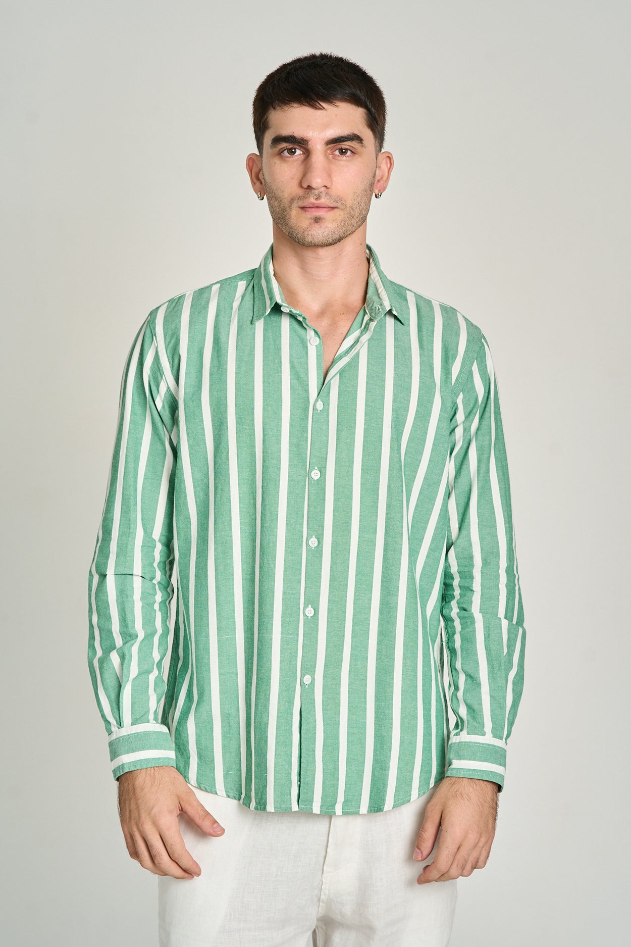 CAMISA PANA ML Verde