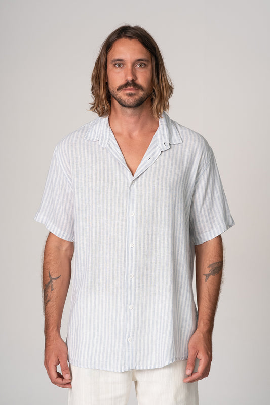 Camisa Marina Azul Claro