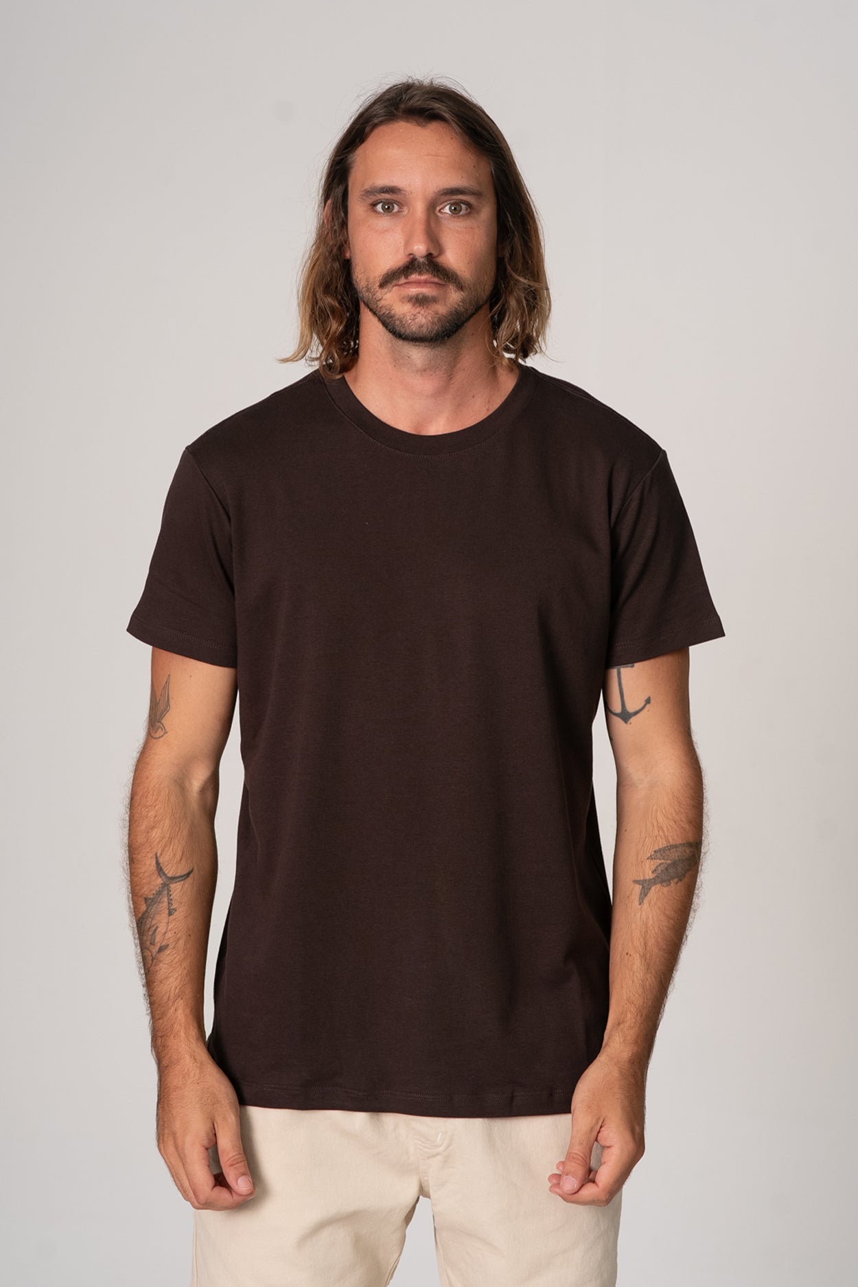 Camiseta Fio Egípcio Carvalho