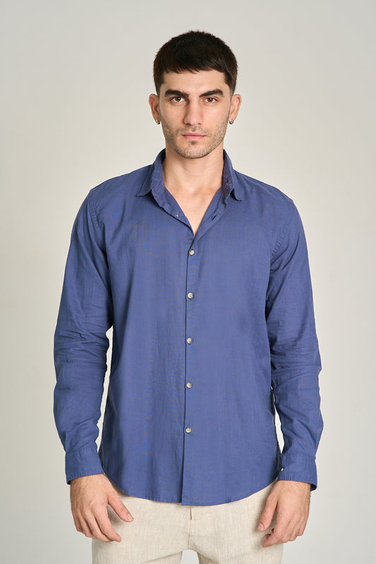 Camisa Marau ML Azul