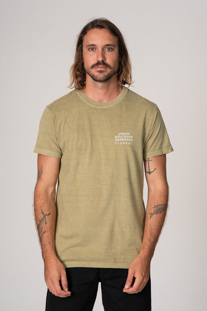 Camiseta Growing Stone Verde lima