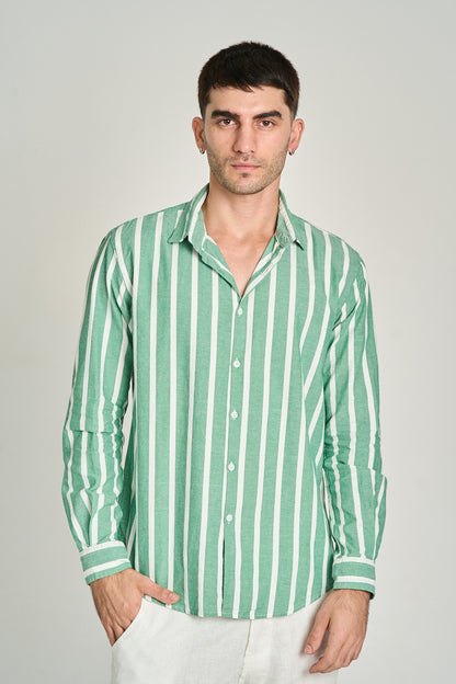 CAMISA PANA ML Verde