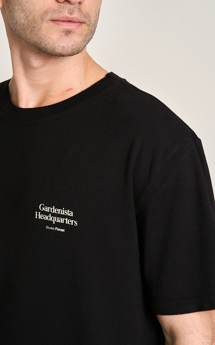 CAMISETA GARDENISTA OVER Preto