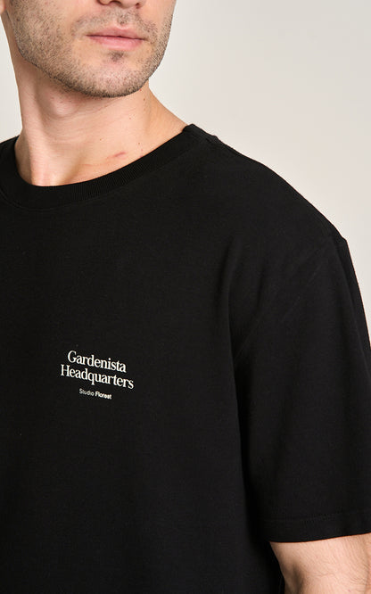 CAMISETA GARDENISTA OVER Preto