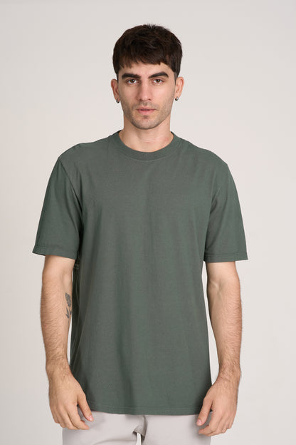 Camiseta Ampla Over Verde