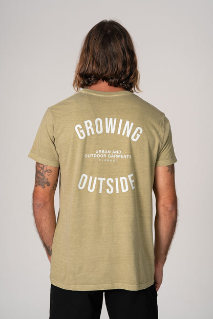 Camiseta Growing Stone Verde lima