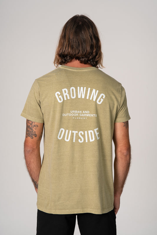 Camiseta Growing Stone Verde lima