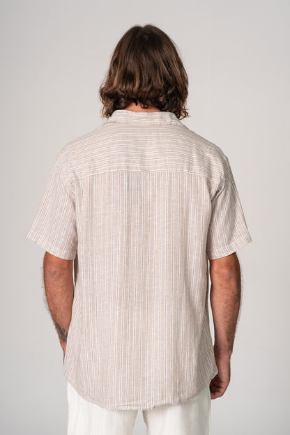 Camisa Nautic Marrom Claro