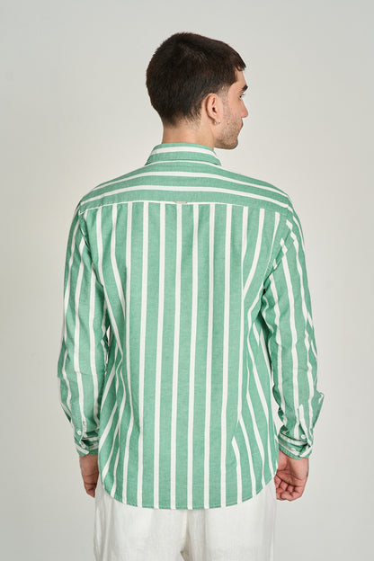 CAMISA PANA ML Verde