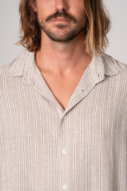 Camisa Nautic Marrom Claro