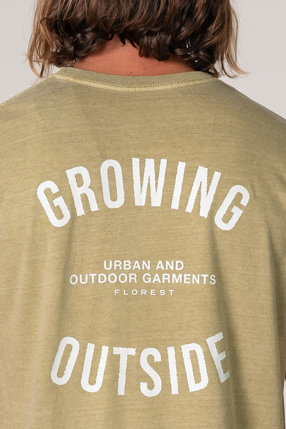 Camiseta Growing Stone Verde lima