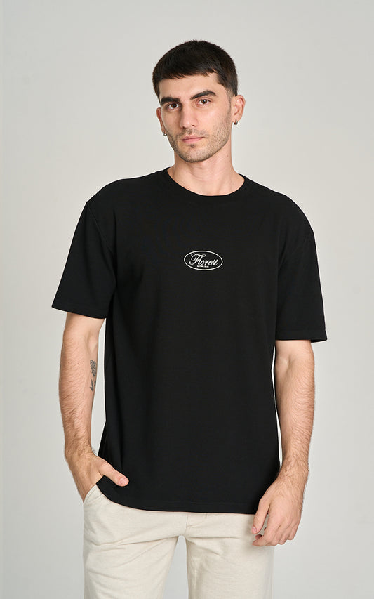 Camisa Vintage Club Over Preto