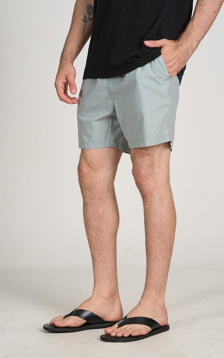 Short Sarja Leve Azul