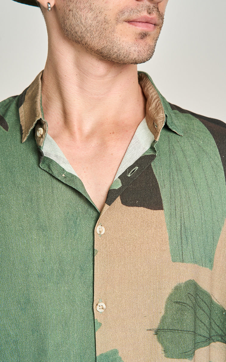 Camisa Ritual Butia mc Verde