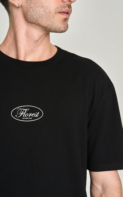 Camisa Vintage Club Over Preto