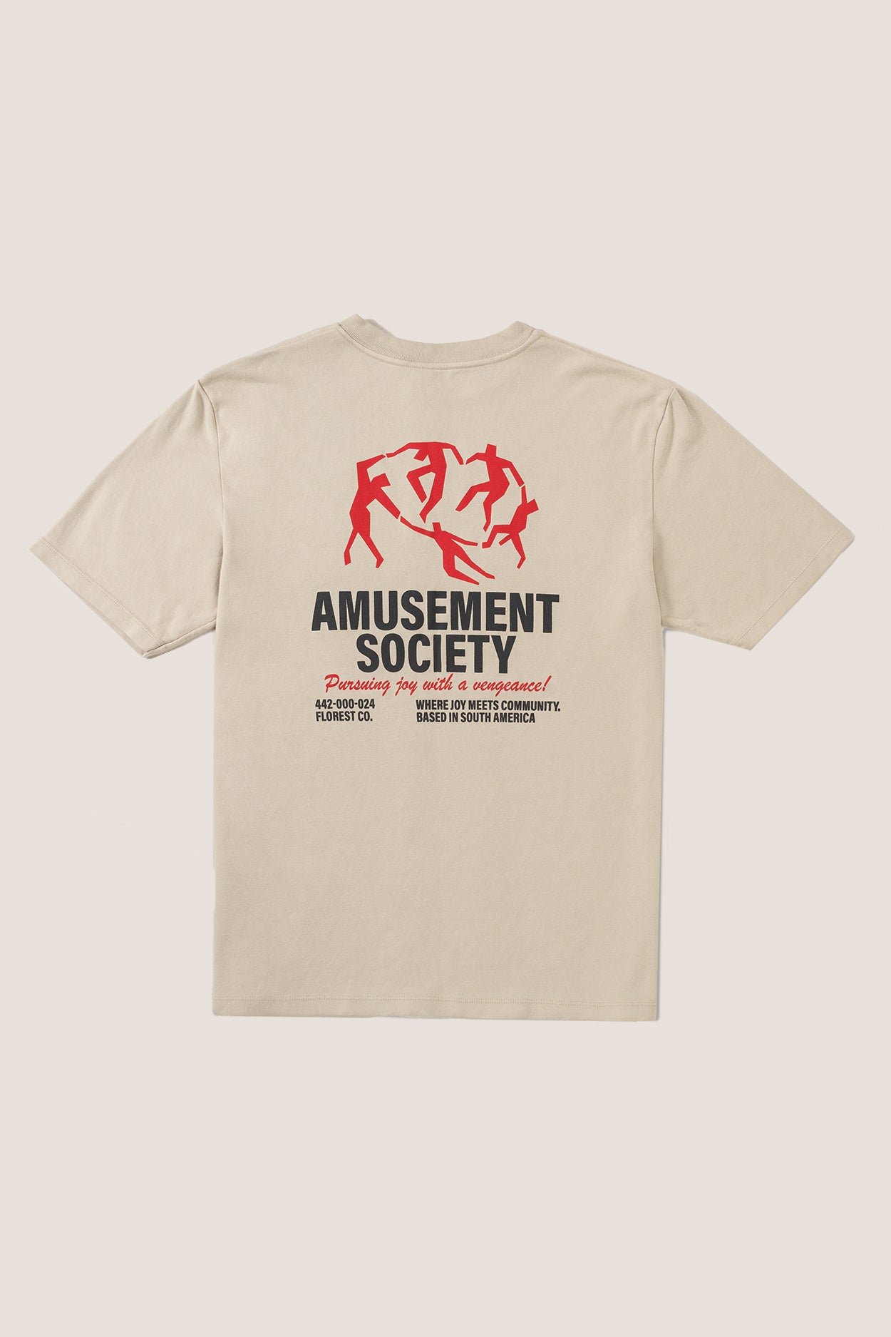 Camiseta Amusement Caqui