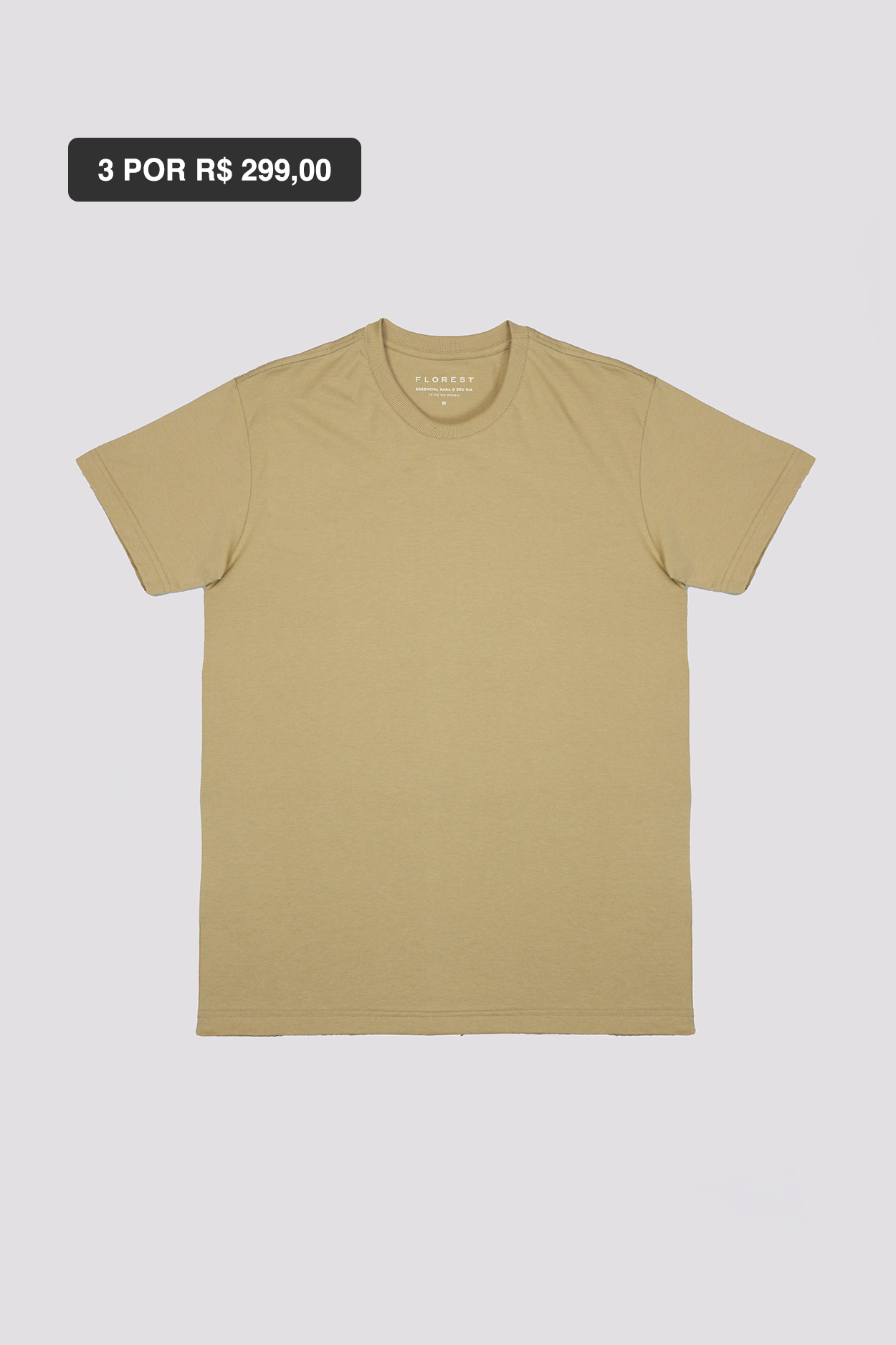 Camiseta Comfort Caqui