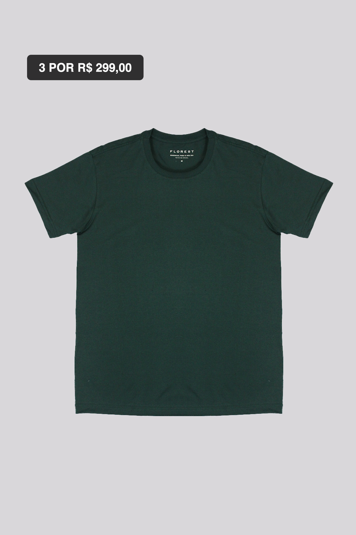 Camiseta Comfort Verde Escuro