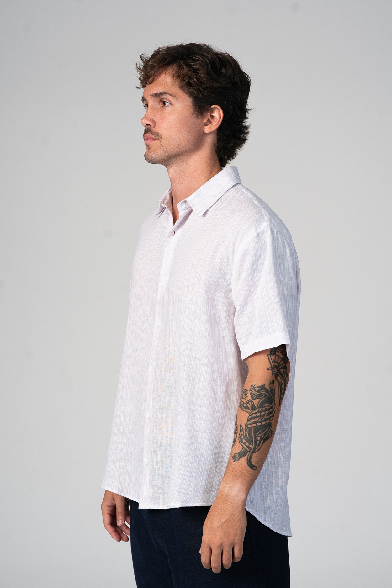 Camisa Riviera MC Lilas