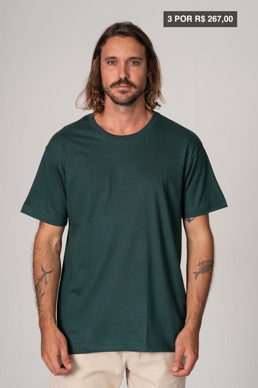 Camiseta Comfort Verde Escuro