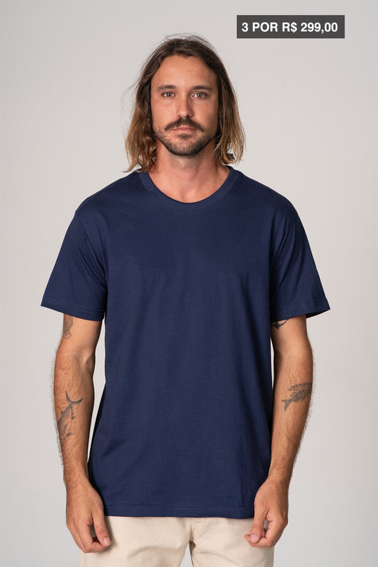 Camiseta Comfort Azul Marinho
