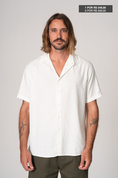 Camisa Satu Linho Off-White