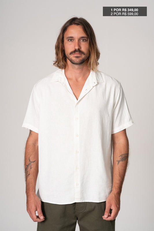 Camisa Satu Linho Off-White