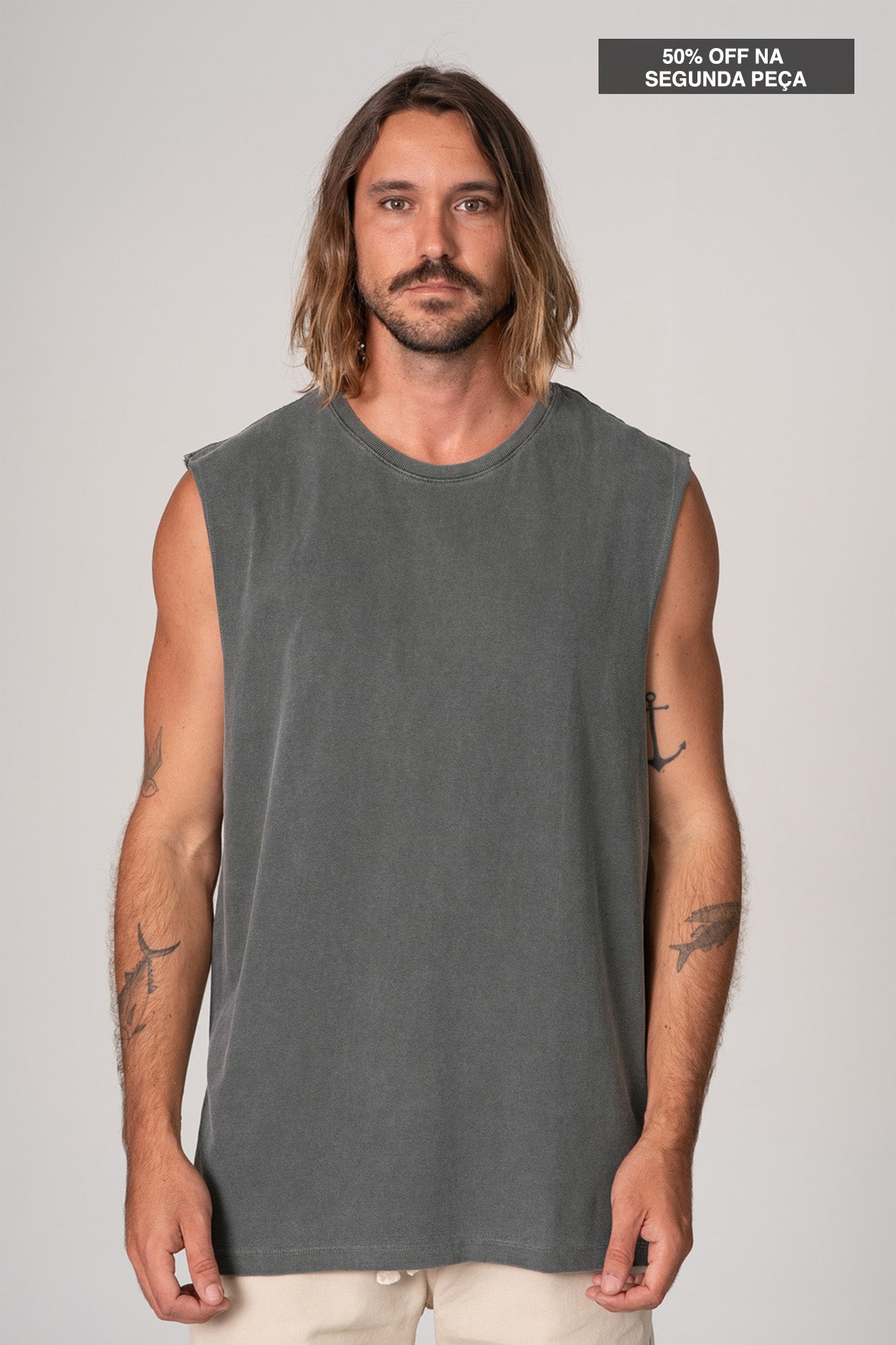 Regata Box Classic Oversized Preto Stoned