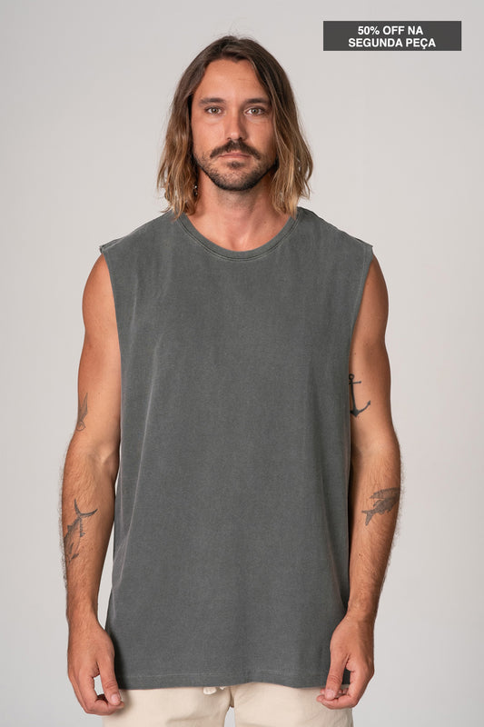 Regata Box Classic Oversized Preto Stoned